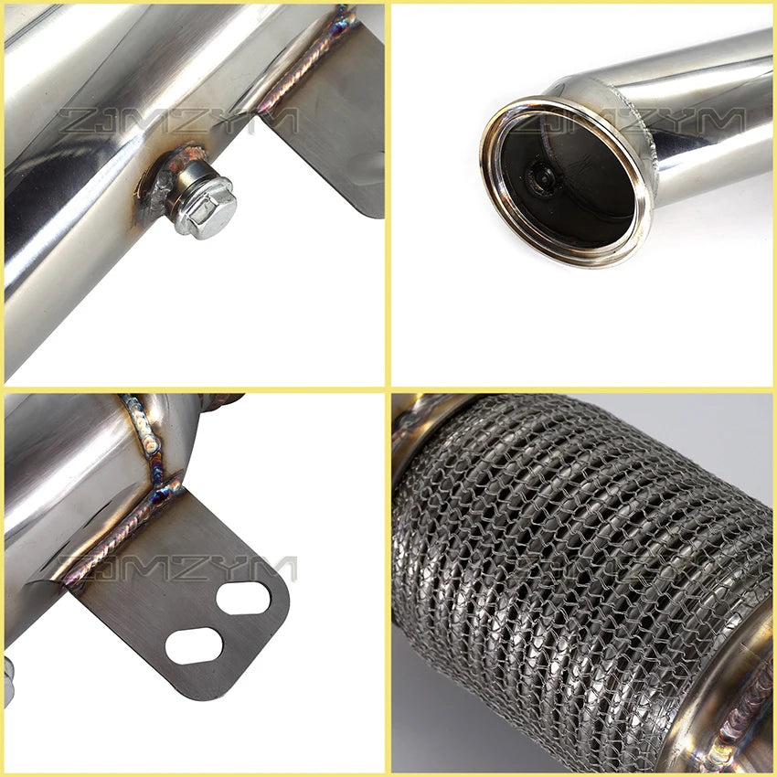 Stainless Steel Downpipe Exhaust Manifold for BM W B58 Engines M140 M240 340i 440i 540i 740i MK5 A90 Car Modification Parts