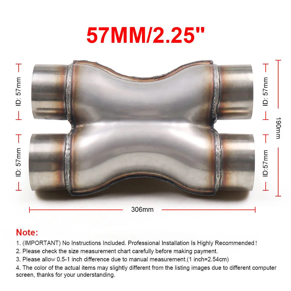 X-PIPE 2.25'' 2.5'' 3''