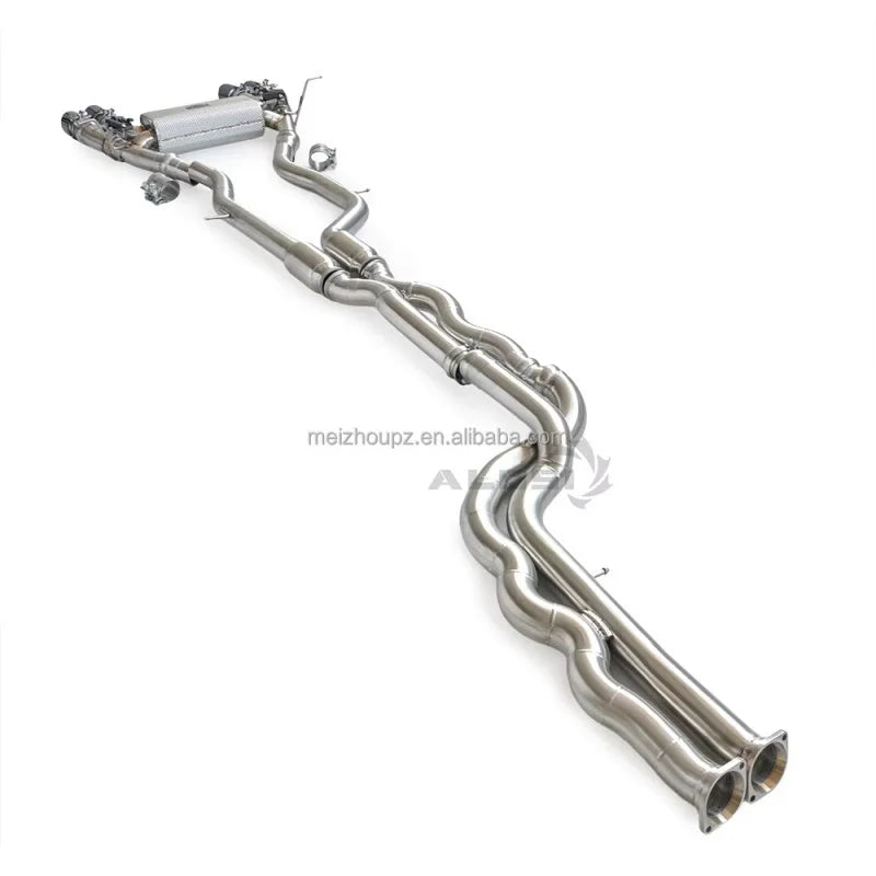 Stainless Steel Exhaust System for BMW M3 M4 F80 F82 F83 S55 3.0T 2014-2019 Equal Length Mid Pipe