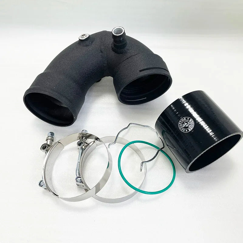 Charge Pipe Boost Pipe Kit For S55 Turbo Downpipe For BMW M2 M3 M4 F80 F82 F83 2015+ Exhaust Header Exhaust Downpipe