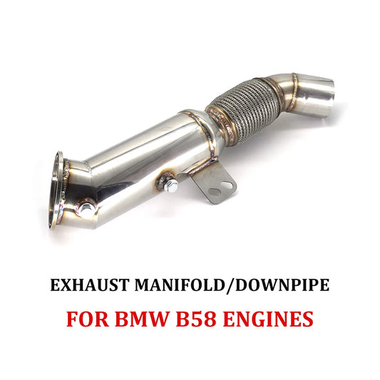 Stainless Steel Downpipe Exhaust Manifold for BM W B58 Engines M140 M240 340i 440i 540i 740i MK5 A90 Car Modification Parts