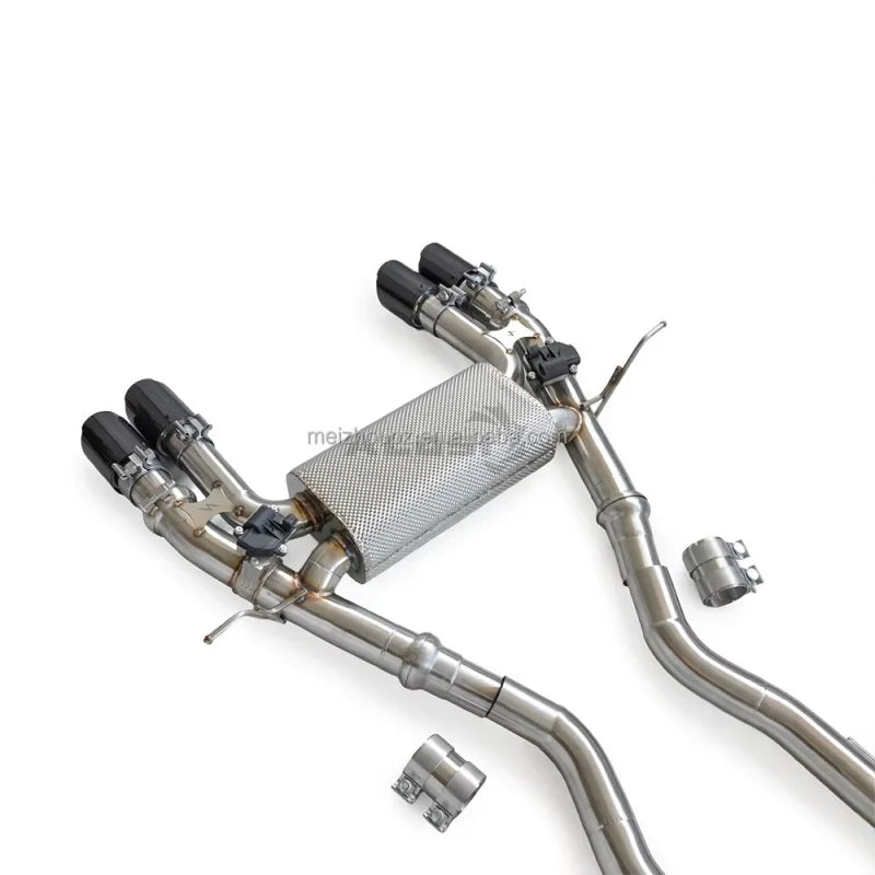 Stainless Steel Exhaust System for BMW M3 M4 F80 F82 F83 S55 3.0T 2014-2019 Equal Length Mid Pipe