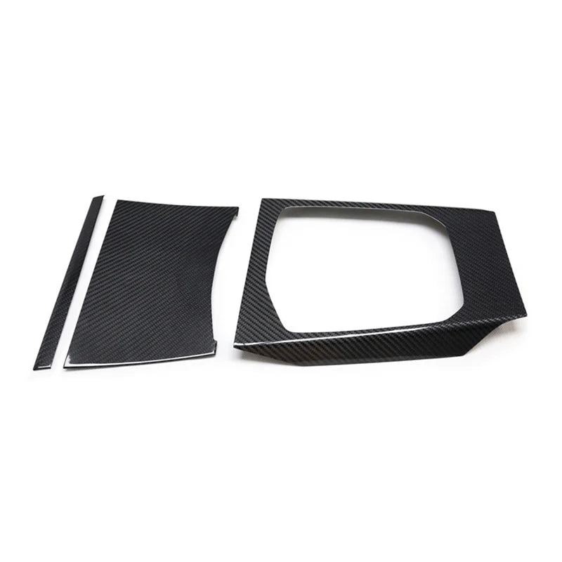 Carbon Fiber Interior Trim Covers till BMW 3 Series G20 G21 4 Series G22 G23 G26 2022 2023 Facelift LHD Version