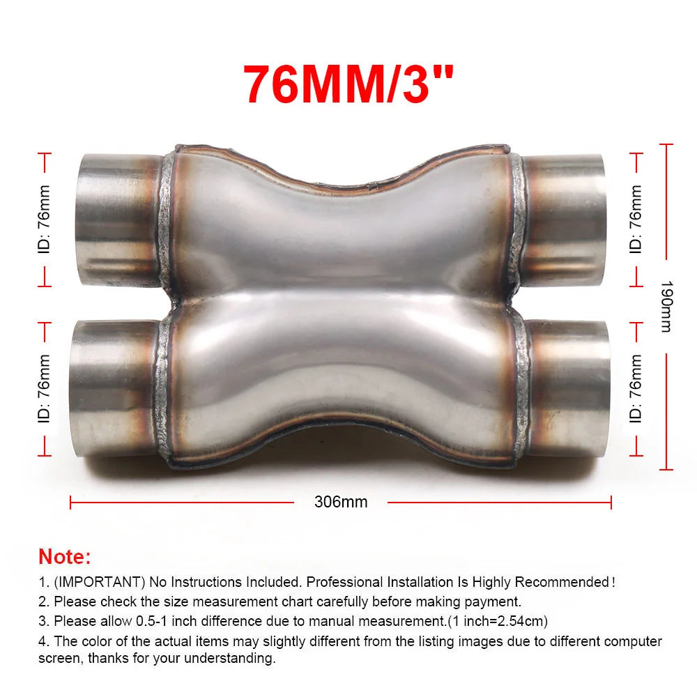 X-PIPE 2.25'' 2.5'' 3''