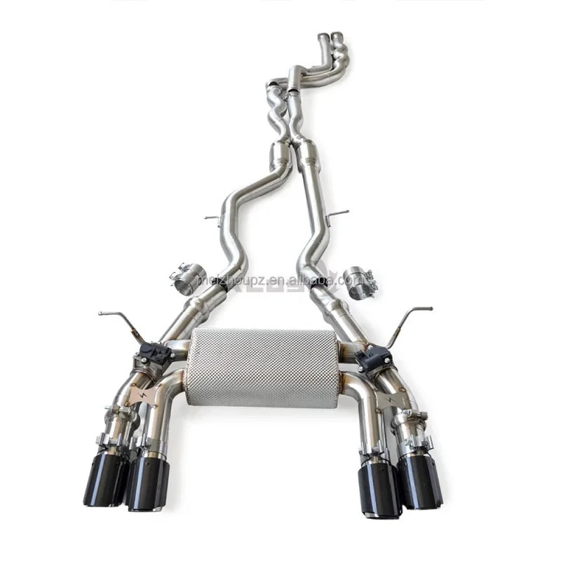 Stainless Steel Exhaust System for BMW M3 M4 F80 F82 F83 S55 3.0T 2014-2019 Equal Length Mid Pipe