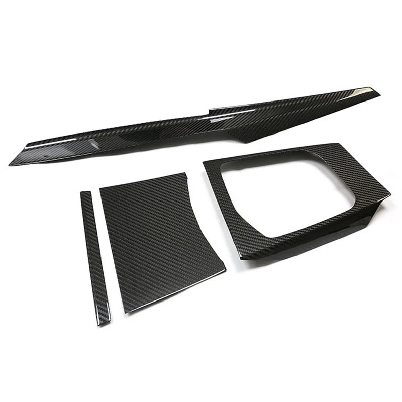 Carbon Fiber Interior Trim Covers till BMW 3 Series G20 G21 4 Series G22 G23 G26 2022 2023 Facelift LHD Version