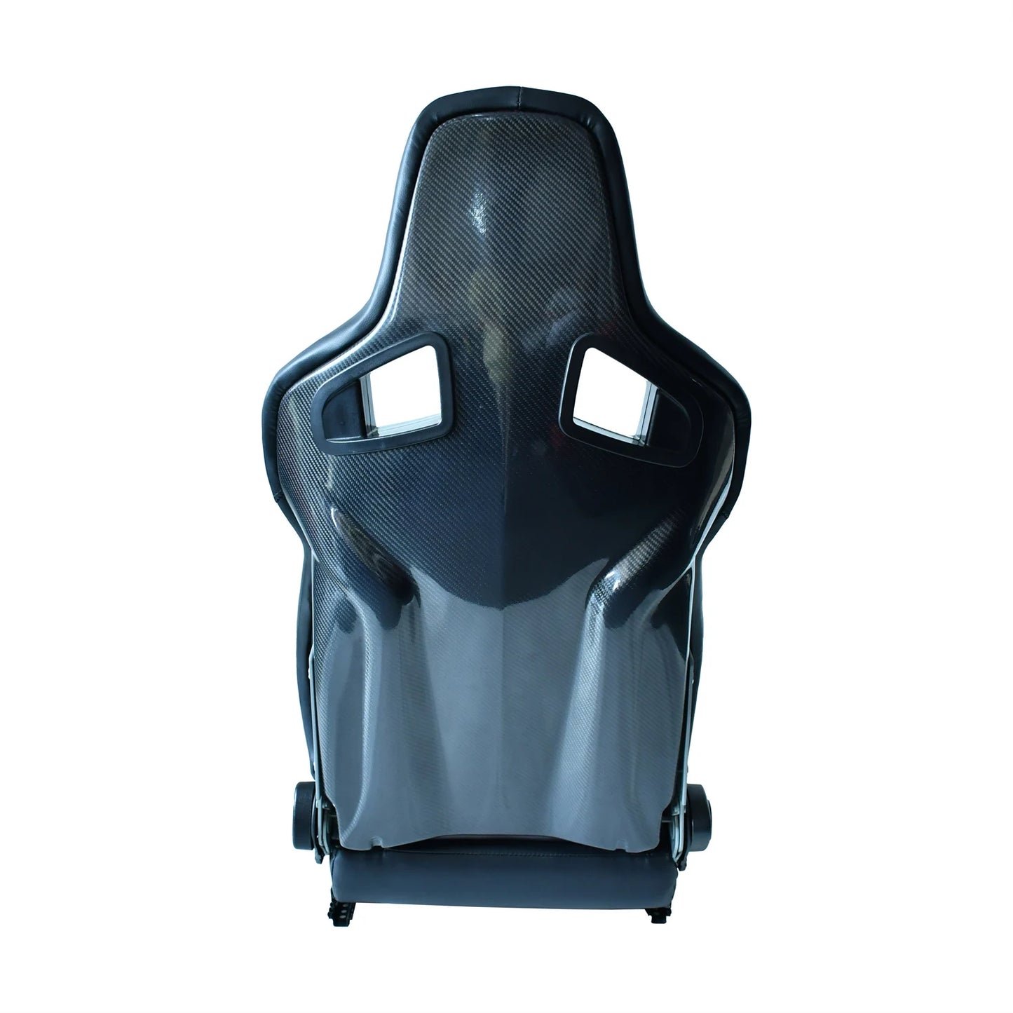 Läder Racing Seat justerbar,kolfiiber Fiber