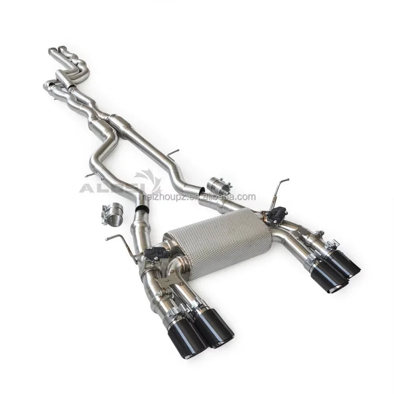 Stainless Steel Exhaust System for BMW M3 M4 F80 F82 F83 S55 3.0T 2014-2019 Equal Length Mid Pipe
