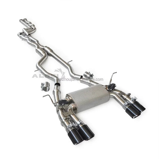 Stainless Steel Exhaust System for BMW M3 M4 F80 F82 F83 S55 3.0T 2014-2019 Equal Length Mid Pipe