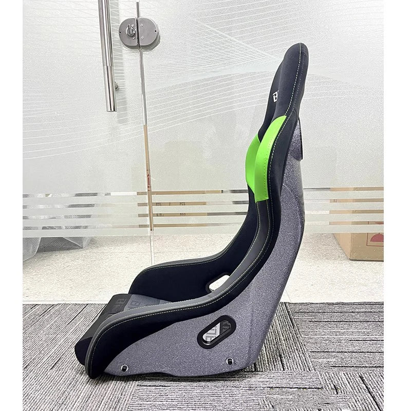 1pc BRIDF ZETA IV Bucket chair Racing seats Silver glitter on the back suede