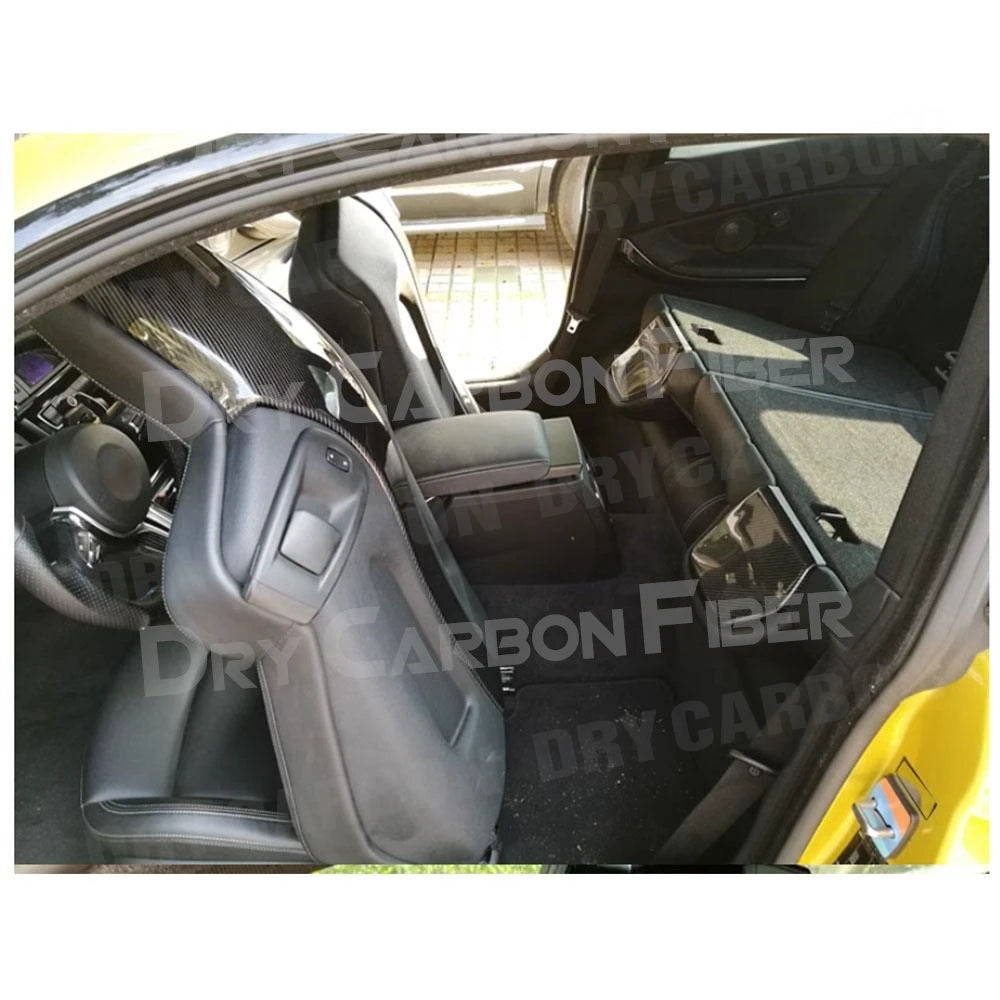 Kolfiber Seat Back Covers BMW F80 M3 F82 F83 M4 F87 M2 M2C 2014 2015 2016 2017 2018 2019