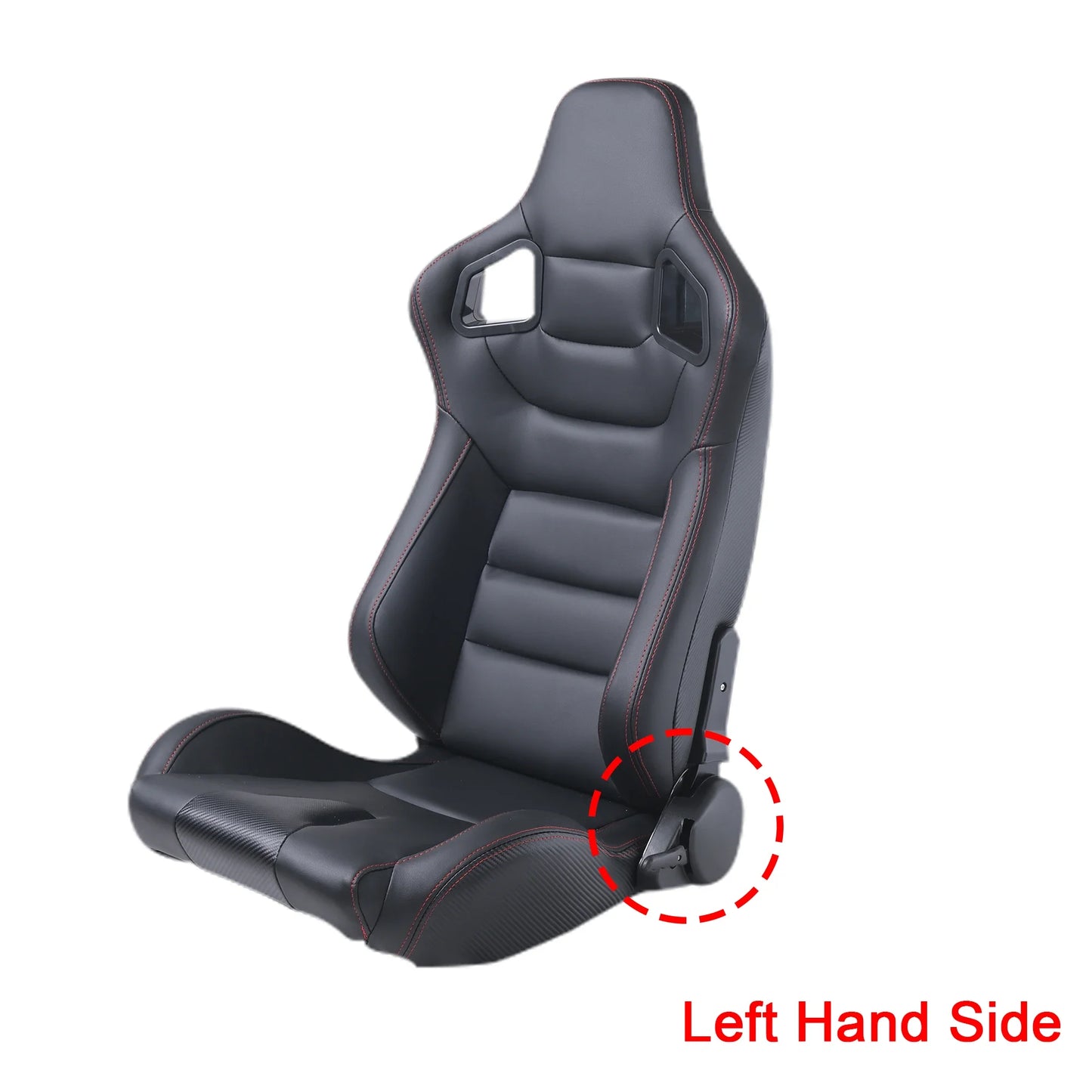 justerbar Racing stol Universal läder