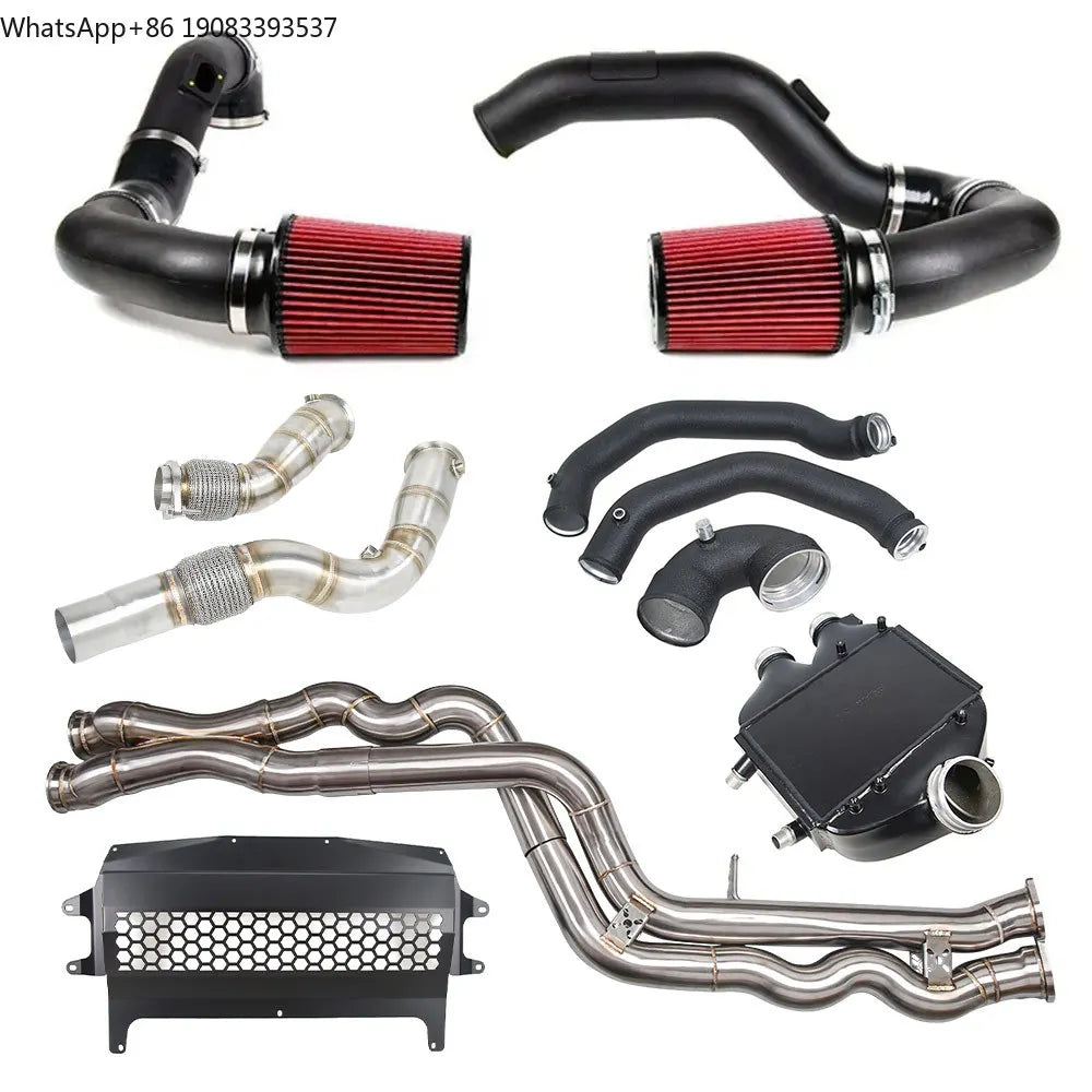 Wholesale Low Prices for BMW F80 M3 F82 M4 F87 M2 S55 Downpipe MIidpipe Oil Cooler Skid Plate Intercooler Air Intake Kit