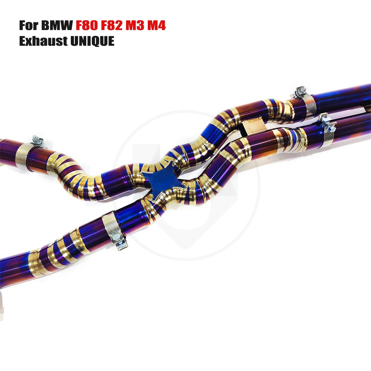 2014-2020 Bmw F80 F82 F83 M3 M4 S55 3.0T Titanium X Pipe Valve Exhaust Muffler