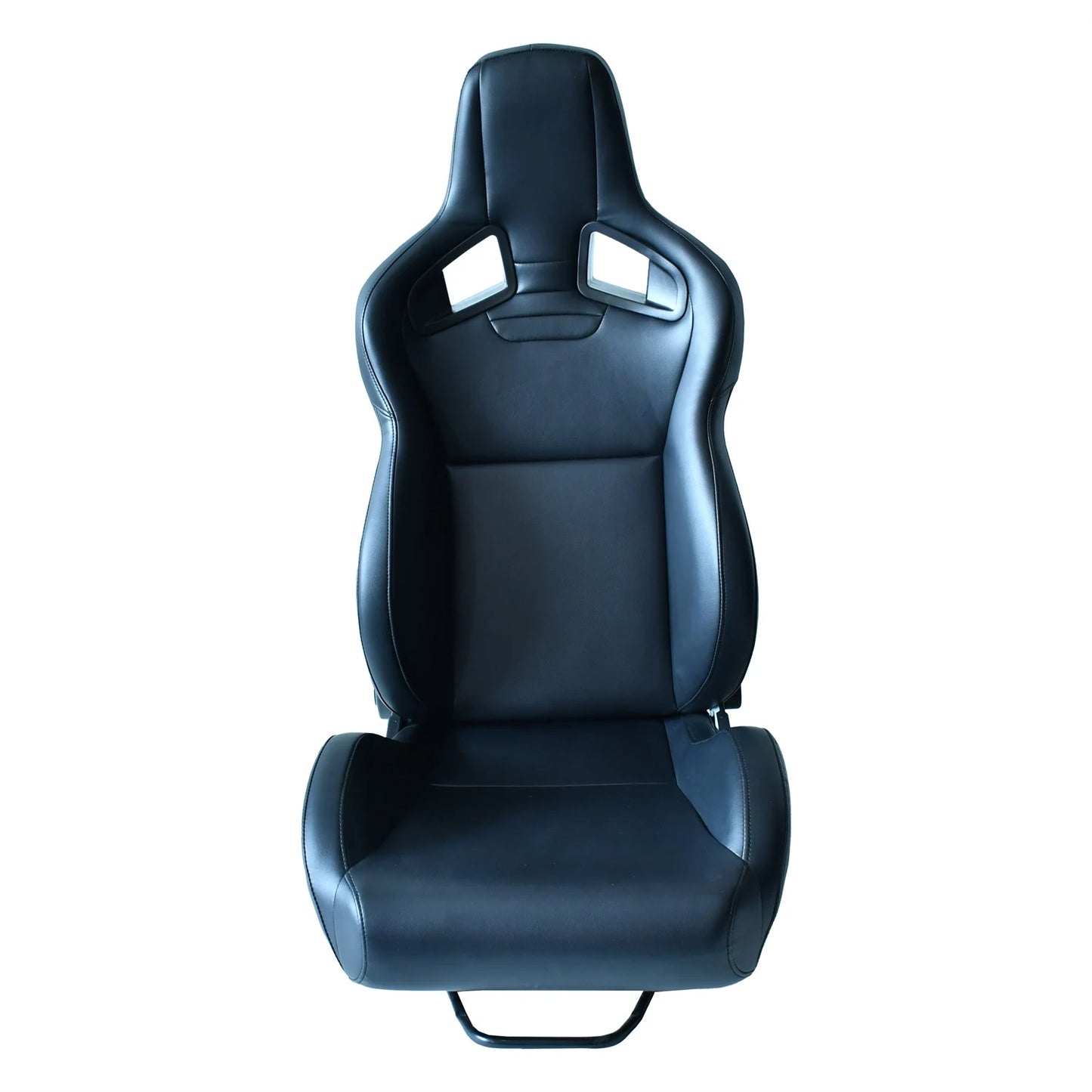 Läder Racing Seat justerbar,kolfiiber Fiber