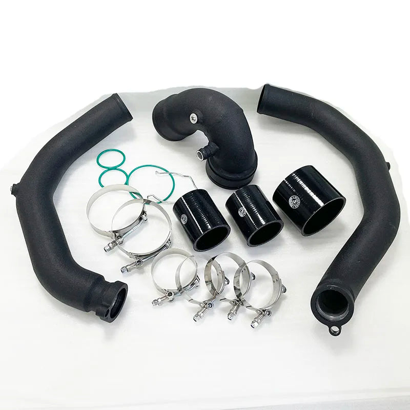 Charge Pipe Boost Pipe Kit For S55 Turbo Downpipe For BMW M2 M3 M4 F80 F82 F83 2015+ Exhaust Header Exhaust Downpipe