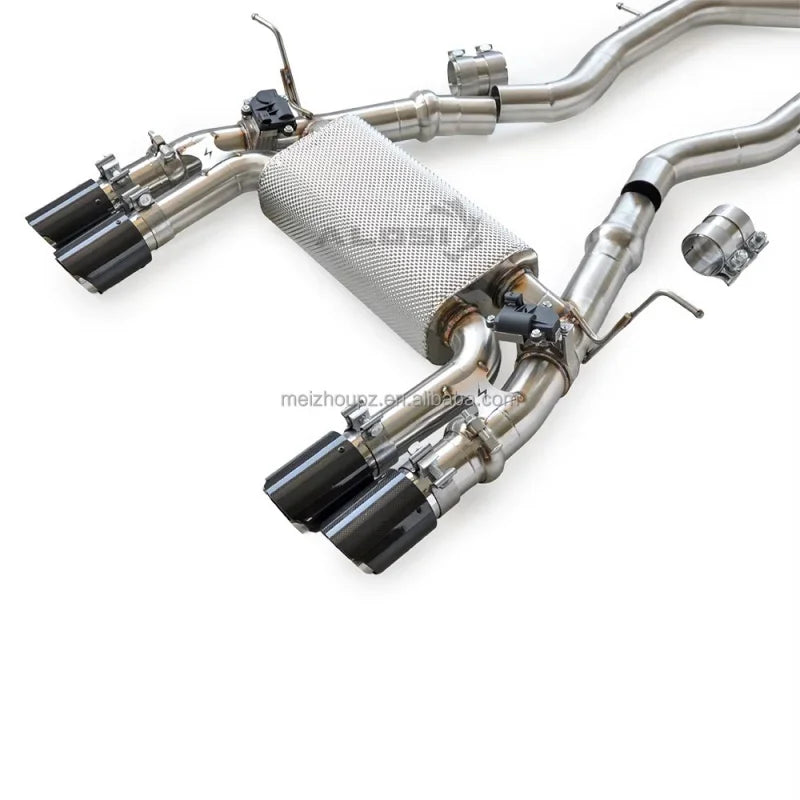 Stainless Steel Exhaust System for BMW M3 M4 F80 F82 F83 S55 3.0T 2014-2019 Equal Length Mid Pipe