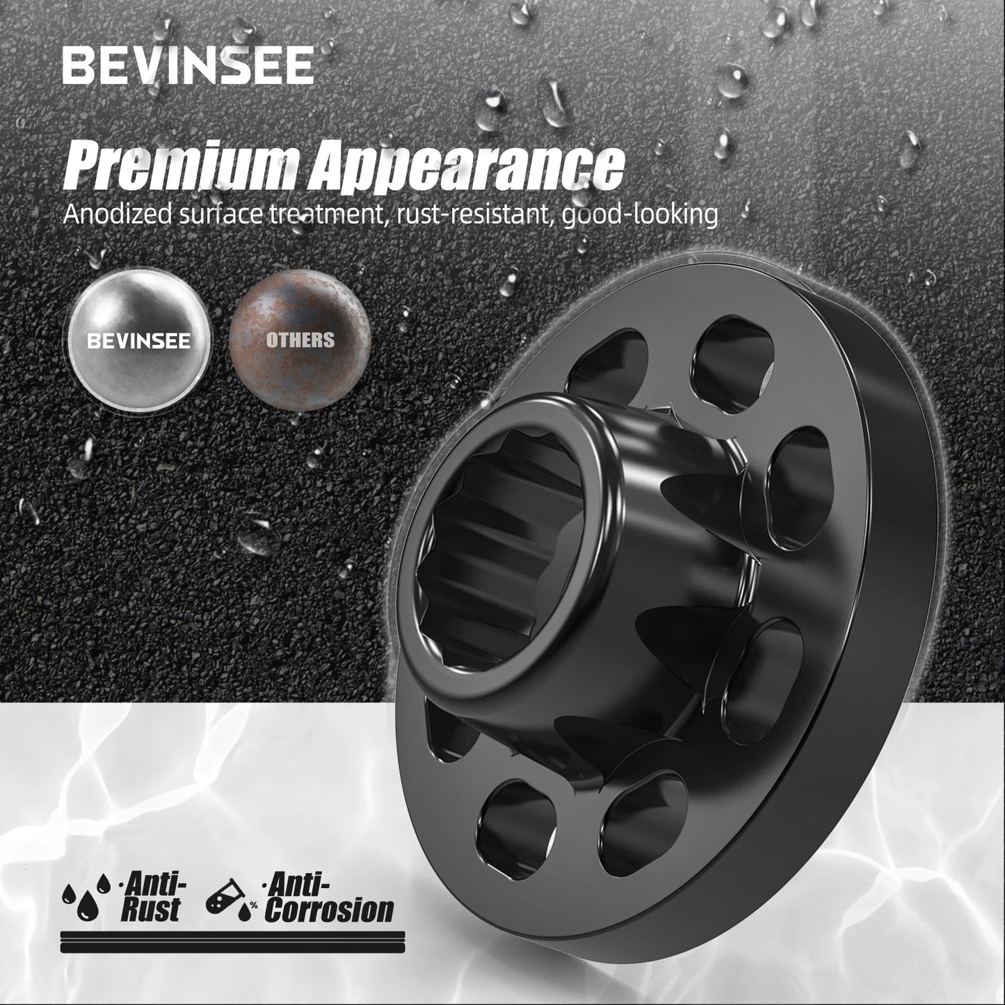 BEVINSEE Crankshaft Bolt Capture Kit for BMW F30/F31 335i F10/F11 535i X3 F25 X5 F15 xDrive 35i F20 M135i F22 M235i F32/F36 435i