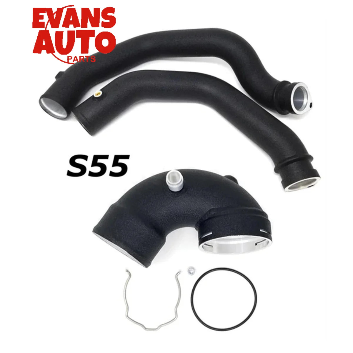 Charge Tube Pipe Intake Pipe Kit For BMW S55 F80 M3 / F82 F83 M4 Twin Turbo