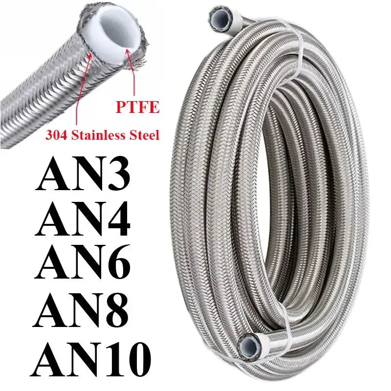 1M/2M/3M/5M AN3 AN4 AN6 AN8 AN10 PTFE Slang
