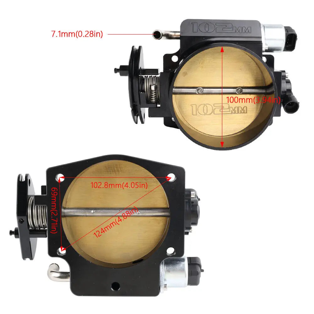 102mm Intake Manifold Throttle Body  LS1 LS2 LS3 LS6 LSX