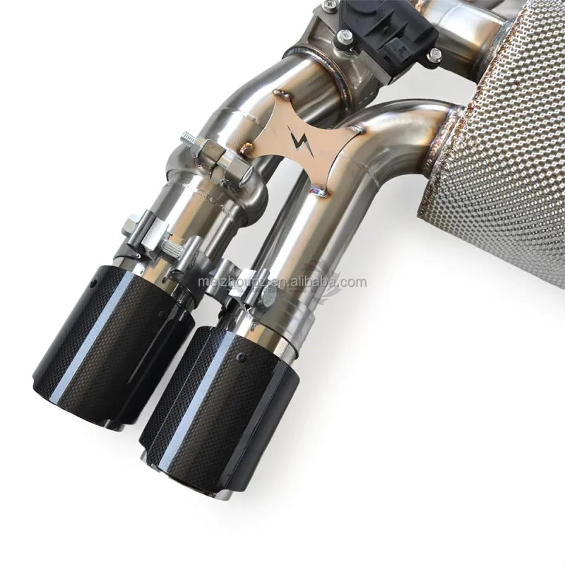 Stainless Steel Exhaust System for BMW M3 M4 F80 F82 F83 S55 3.0T 2014-2019 Equal Length Mid Pipe