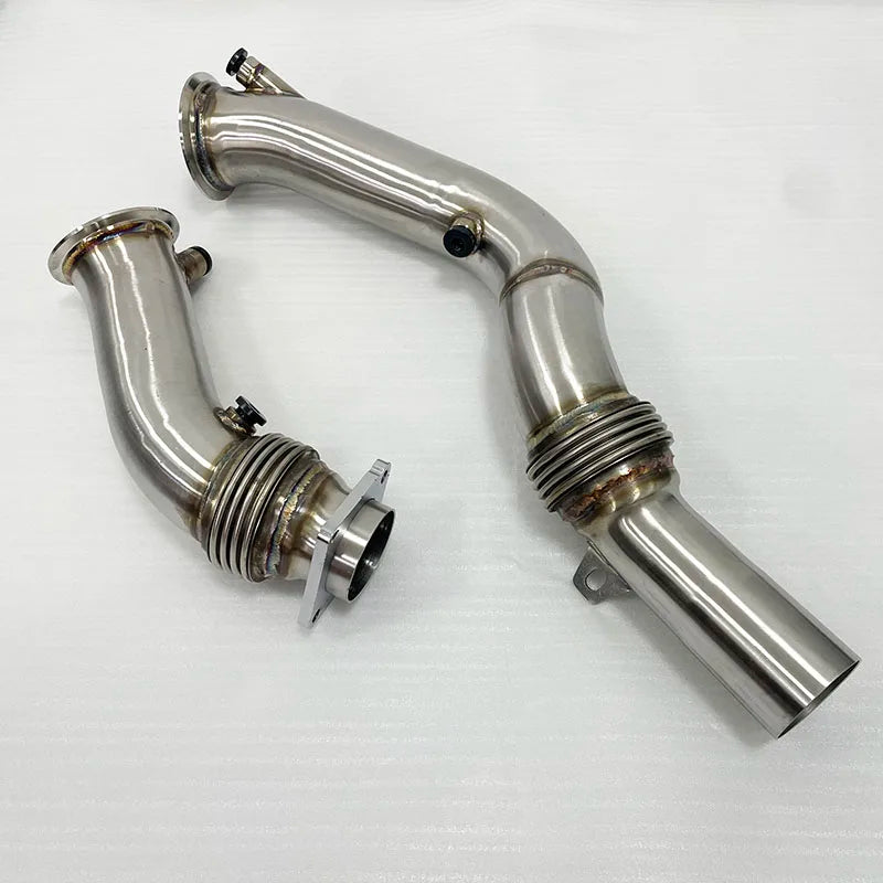 Charge Pipe Boost Pipe Kit For S55 Turbo Downpipe For BMW M2 M3 M4 F80 F82 F83 2015+ Exhaust Header Exhaust Downpipe
